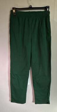 Mens Open Hem Fleece Pants - Forest Green